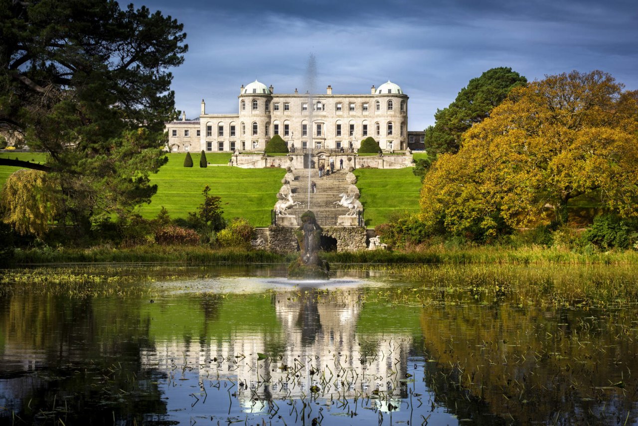 Powerscourt View From The Gardens Side