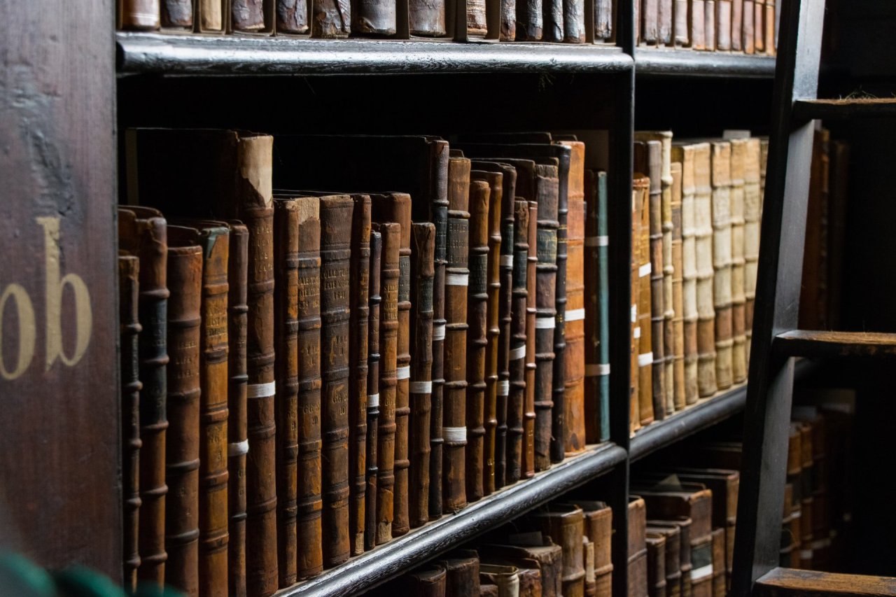 Reserved books at trinity college